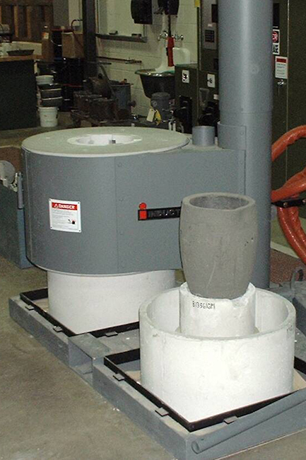 Inductotherm Lift Swing Furnace